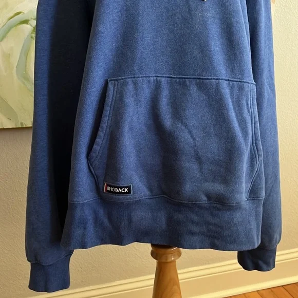 Rhoback Ready Hoodie men’s size large / fall 2025 - heathered blue - Picture 11 of 16